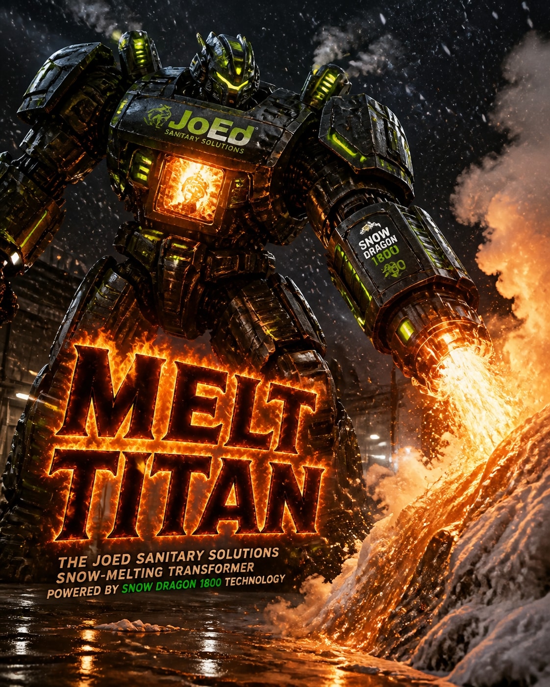 Melt Titan — JoEd Snow Dragon SND1800 Mobile Snow Melter